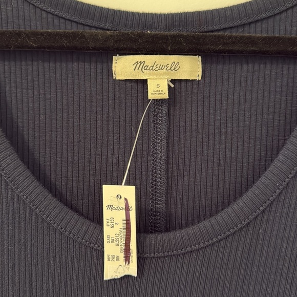 Madewell Drapey Rib Tank - Picture 8 of 9